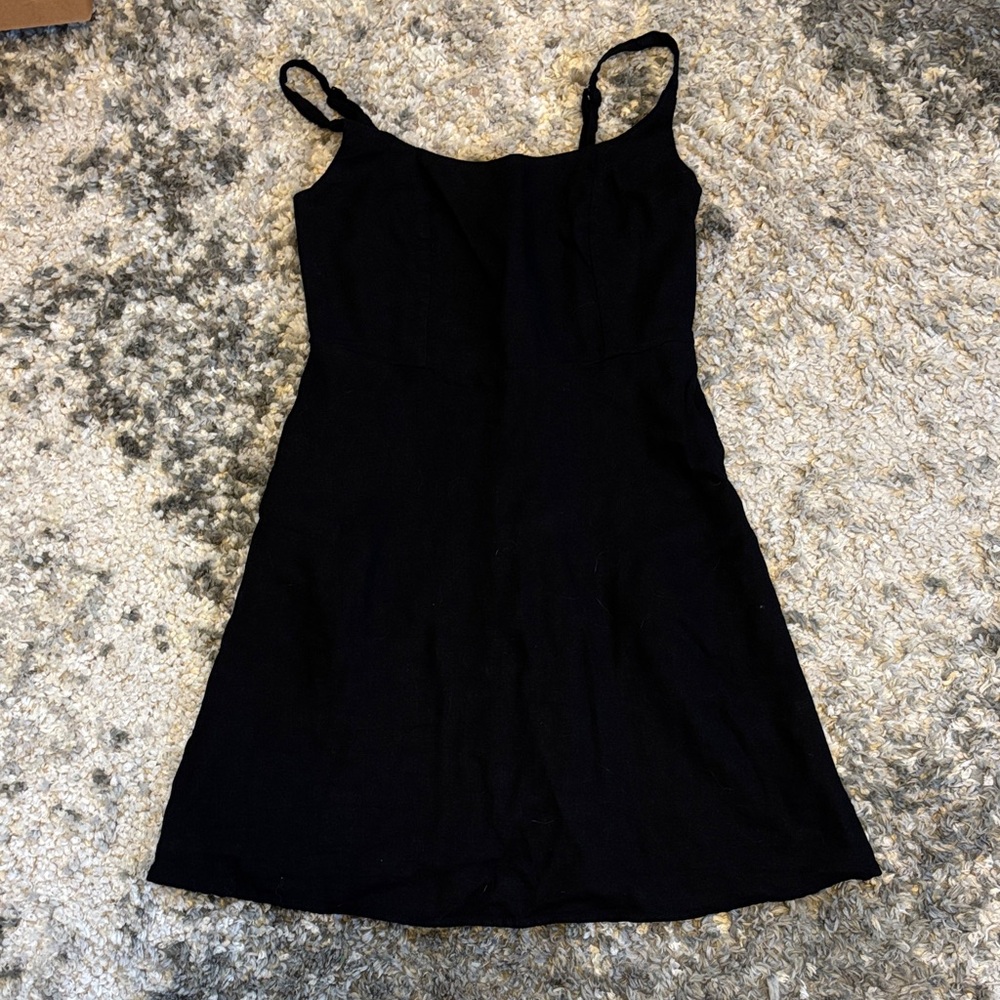 Old Navy Black Midi Dress
